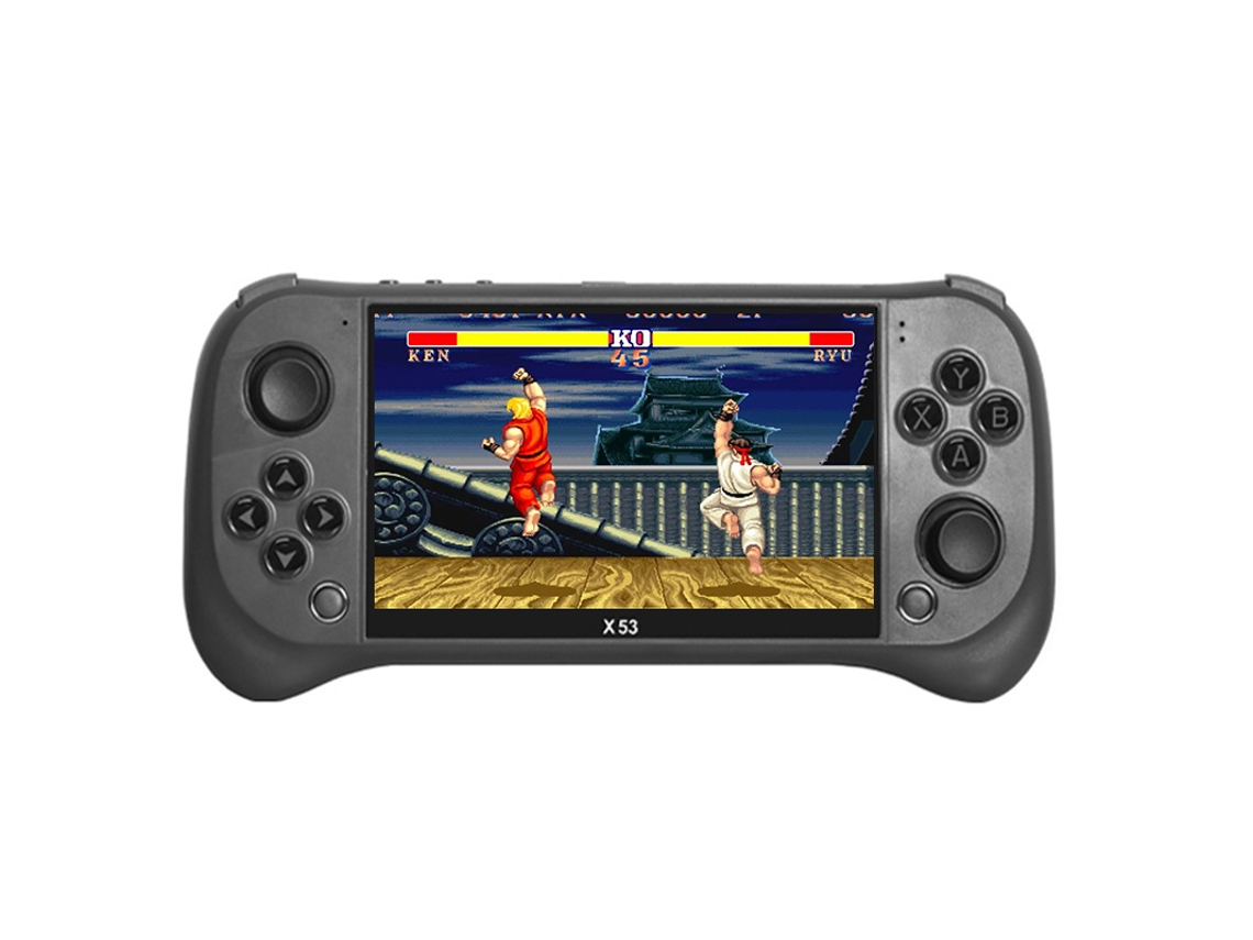 Console Portátil X53 Tela 5.5 Polegadas Hd Manípulo Psp 8gb Ram (cinza)