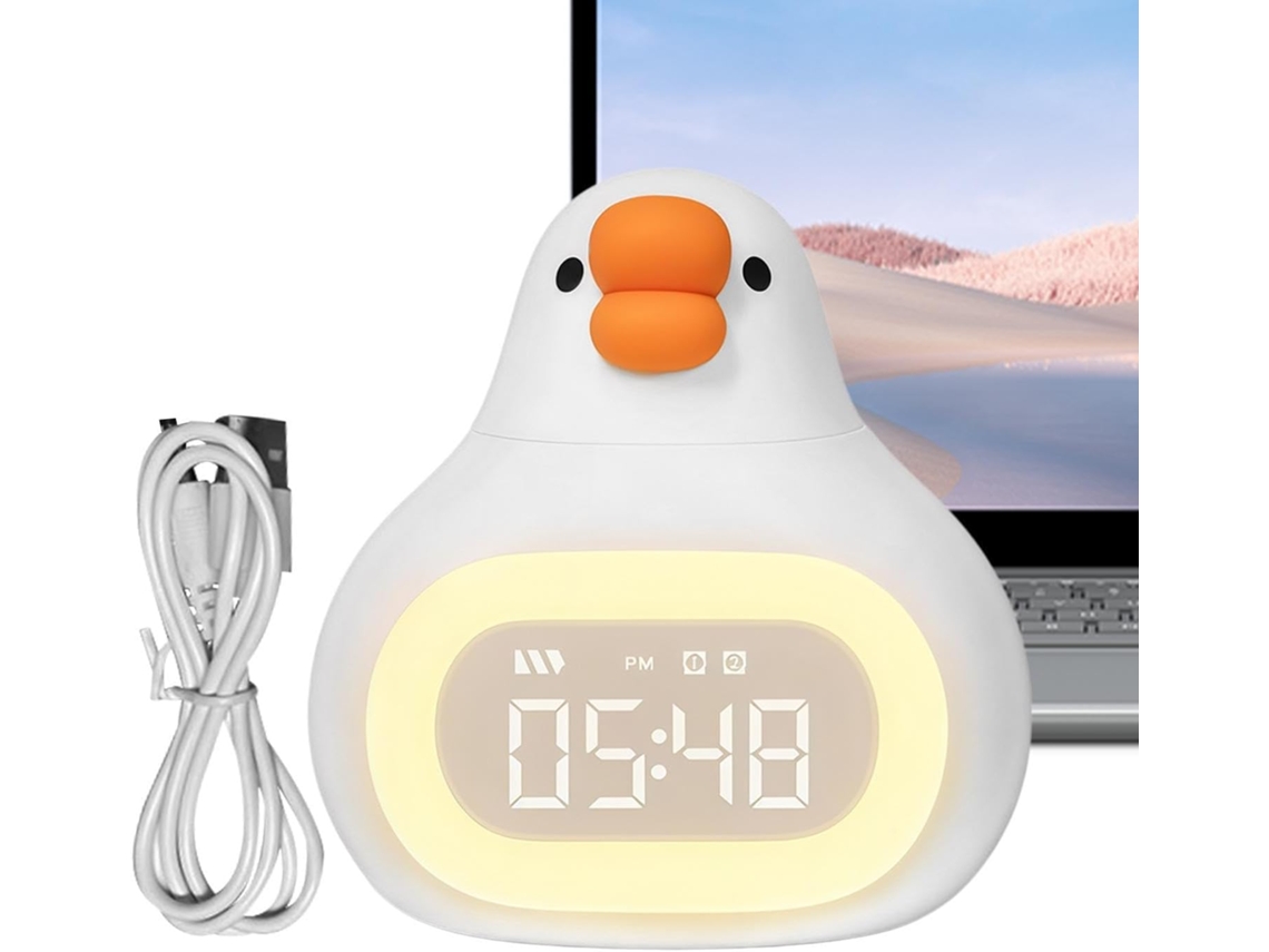 Despertador Genérico Com Luz Noturna - Design Resistente E Versátil