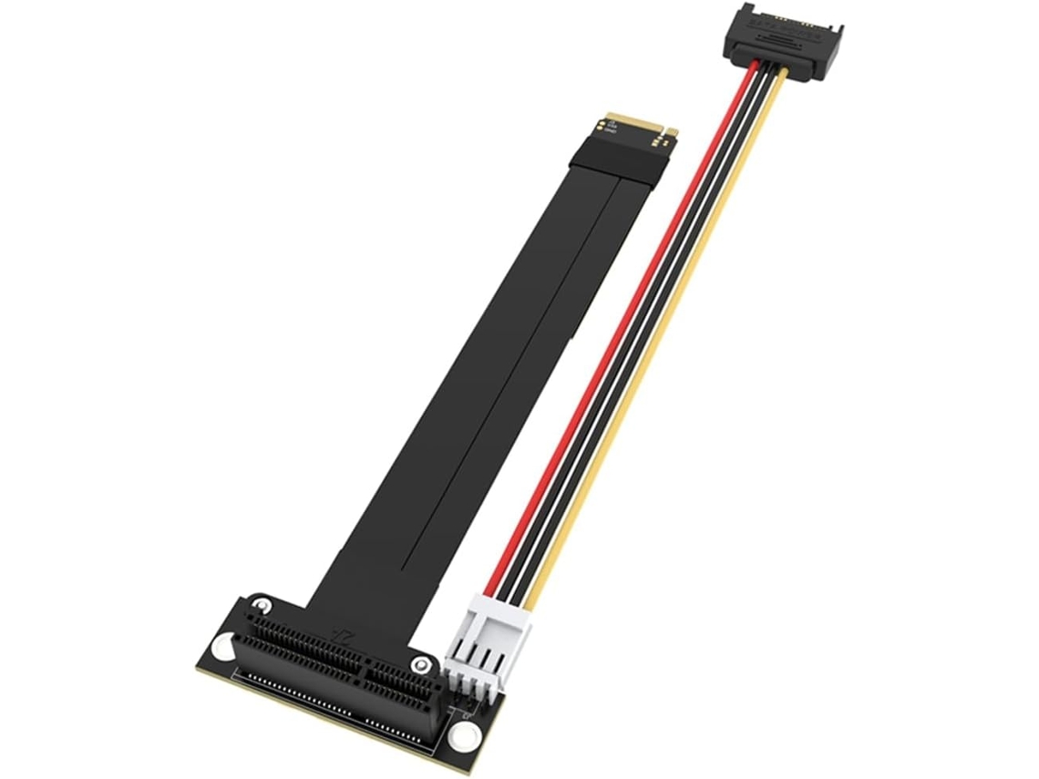 Cabo Extensor M.2 Nvme Ssd, Extensor Com Chave M, Placa Riser Sólida M.2
