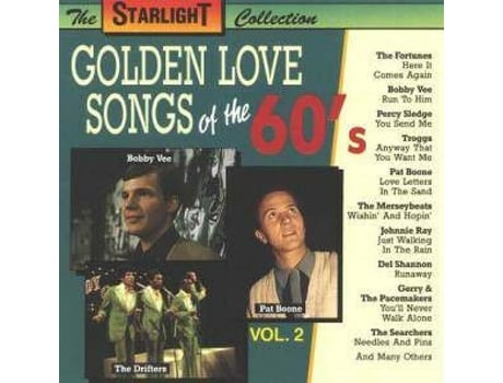 Cd Golden Love Songs Of The 60s Vol2 Galaxy Music