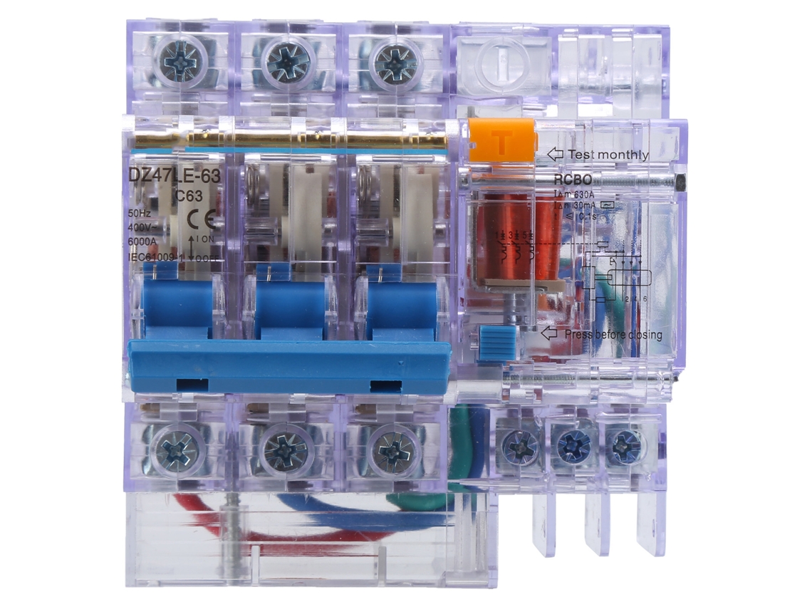 Interruptor de Circuito Wifi 4p Controle Remoto sem Fio 400v40a com MARCA