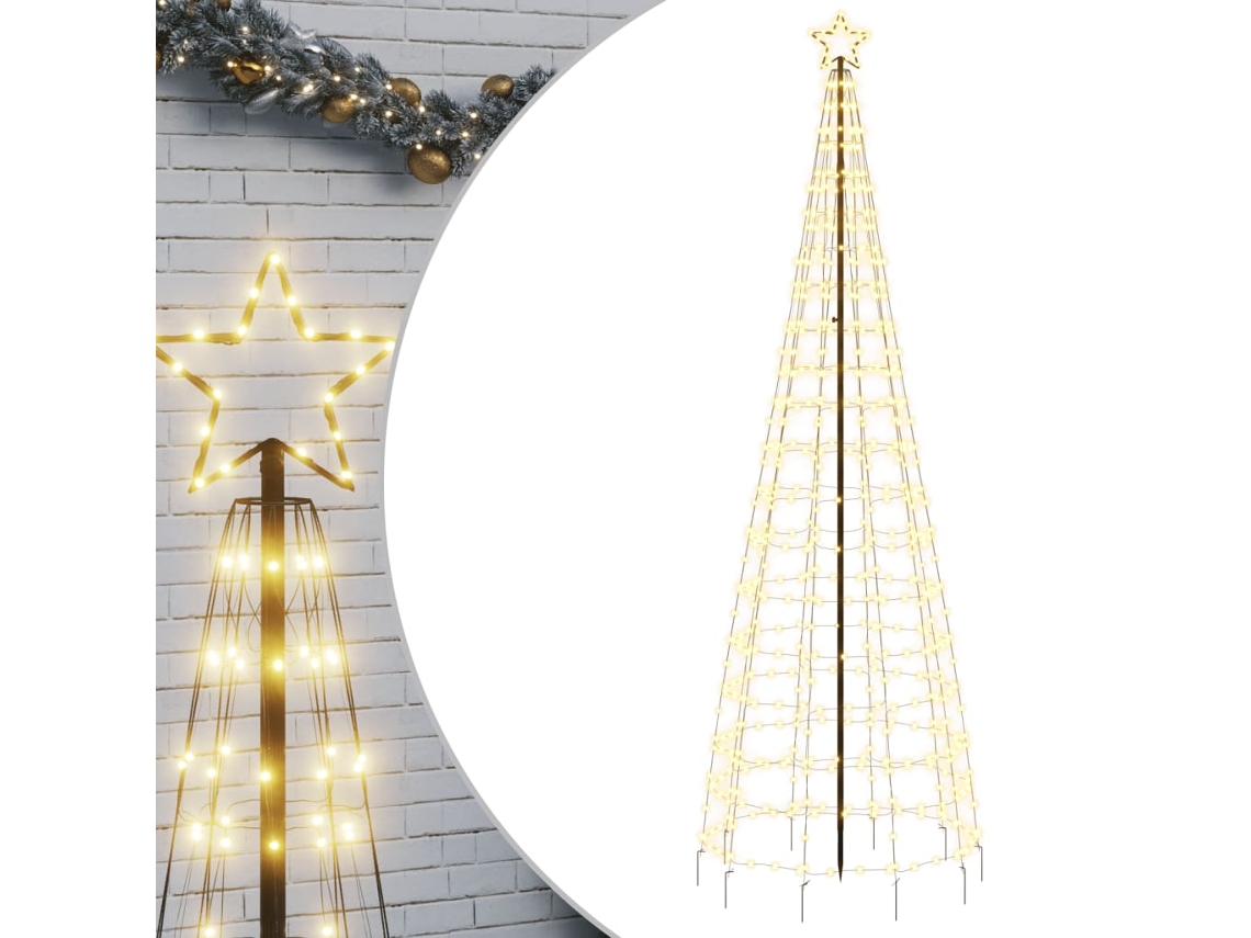 Árvore de natal luminosa VIDAXL