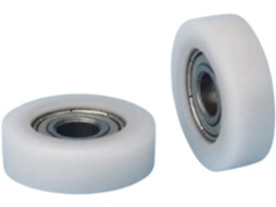 1 Unidade De Roda Plana 6, 22e 7 Polegadas, Fabricada Com Material De Injeção Nylon, Para Portas E Janelas, Com