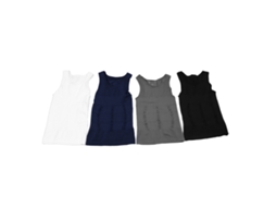 4pcs Regata Compressão Masculina Modeladora Abdominal Slimming Body Shaper Vest M