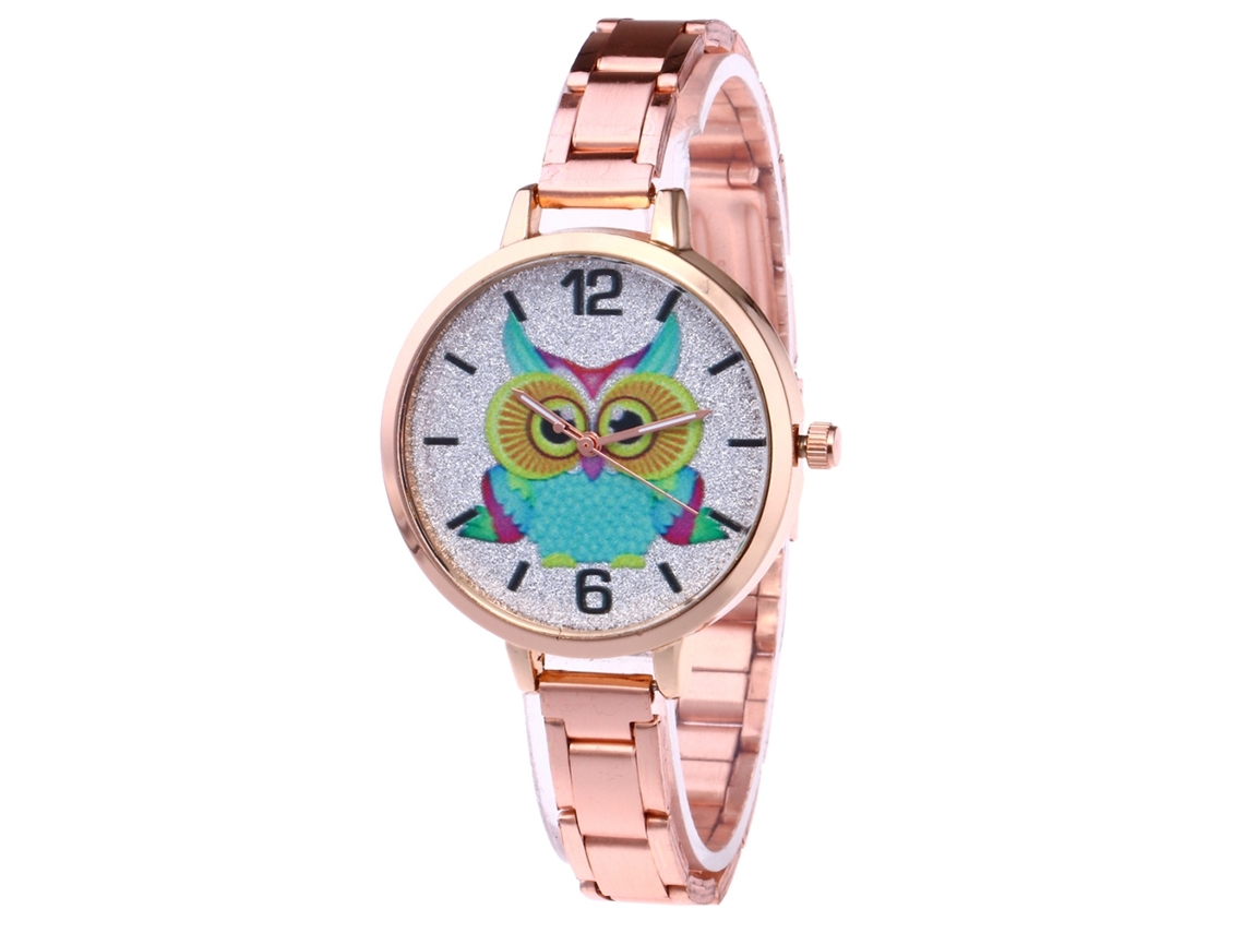 Reloj De Cuarzo Unisex Con Correa De Acero Zhoulianfa Casual (oro Rosa)