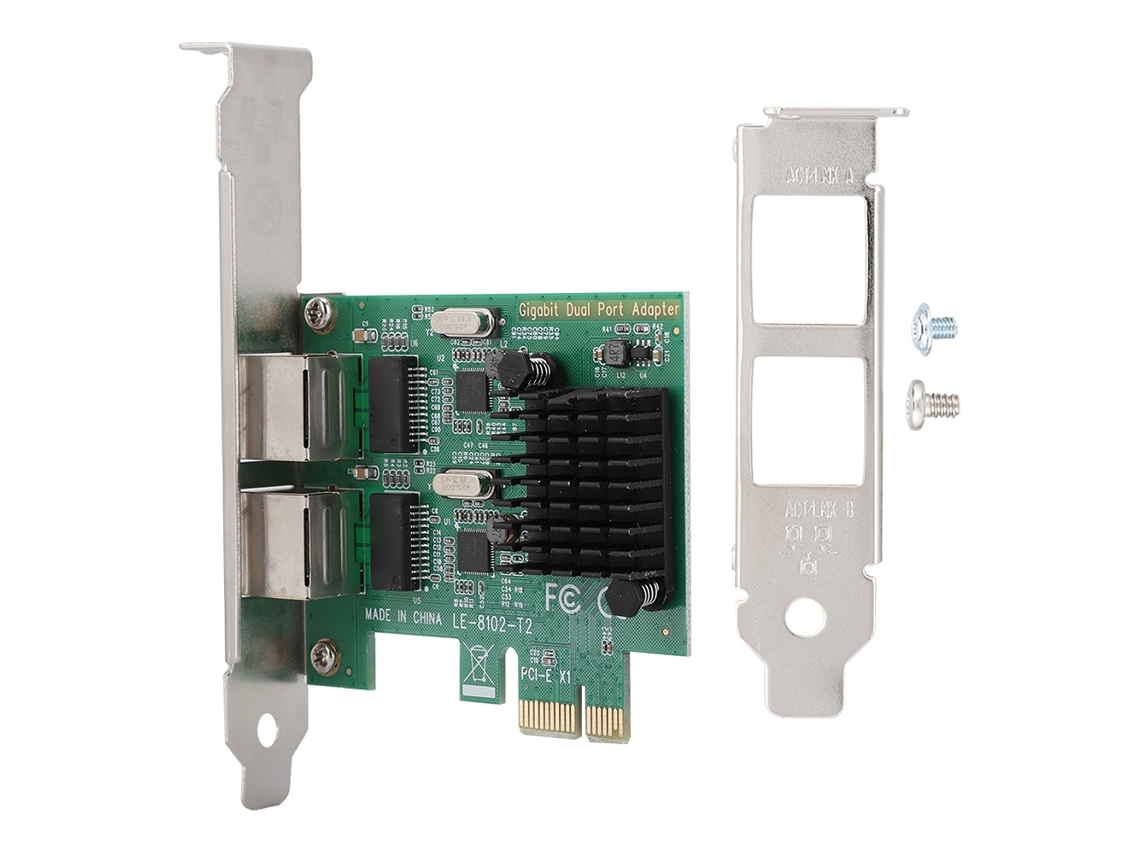 Placa de Rede LAXISCREED Dual Port Gigabit