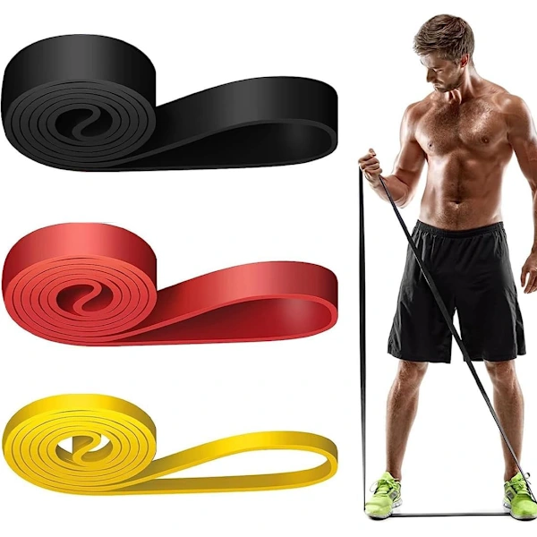 Conjunto de Faixas AQUAFORGE 3 níveis para Ioga, Pilates e academia