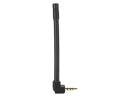 Antena De Rádio Fm Externa De 3,5mm Em Ângulo Retto Para Mini Caixa De Som Áudio Ao Ar Livre