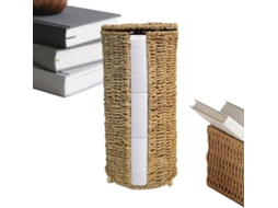 Organizador De Papel Higiênico Em Cesta Trançada Artesanal Materiais Naturais
