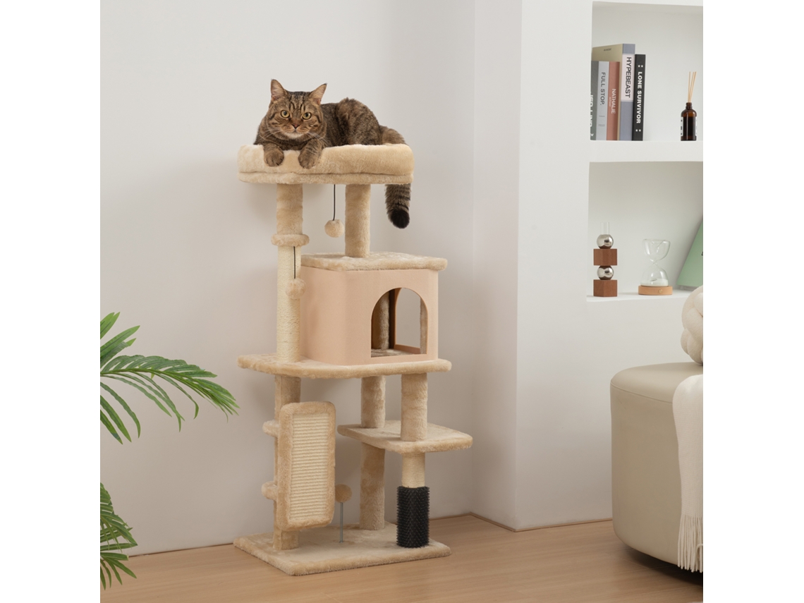 Caixa Para Gato, Acabamento Bege, 104 X 34 X 44 Cm