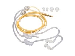 Aetheria fones de Ouvido Tubo de Ar Sem Radiação Binaural 3.5mm Portátil com Redução de Ruído Laranja