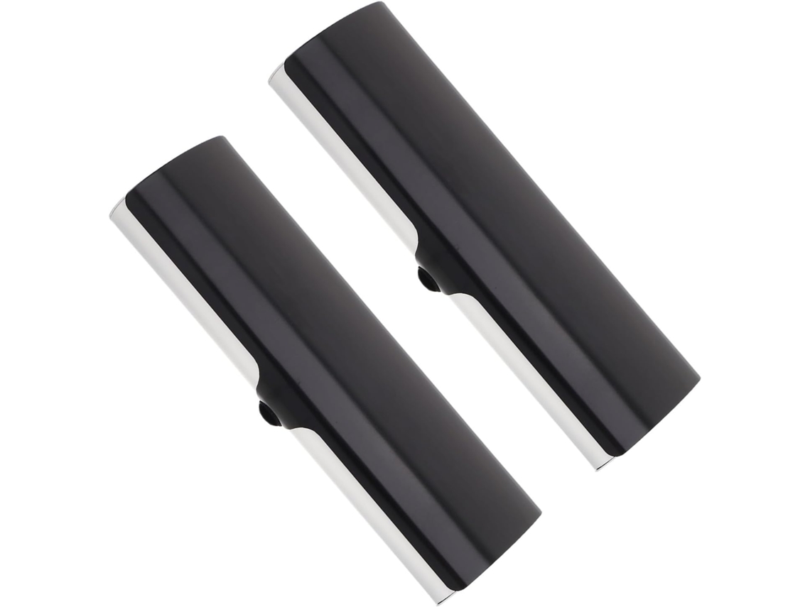 Conjunto de 2 óculos de sol leves e compactos em alumínio para proteção solar.