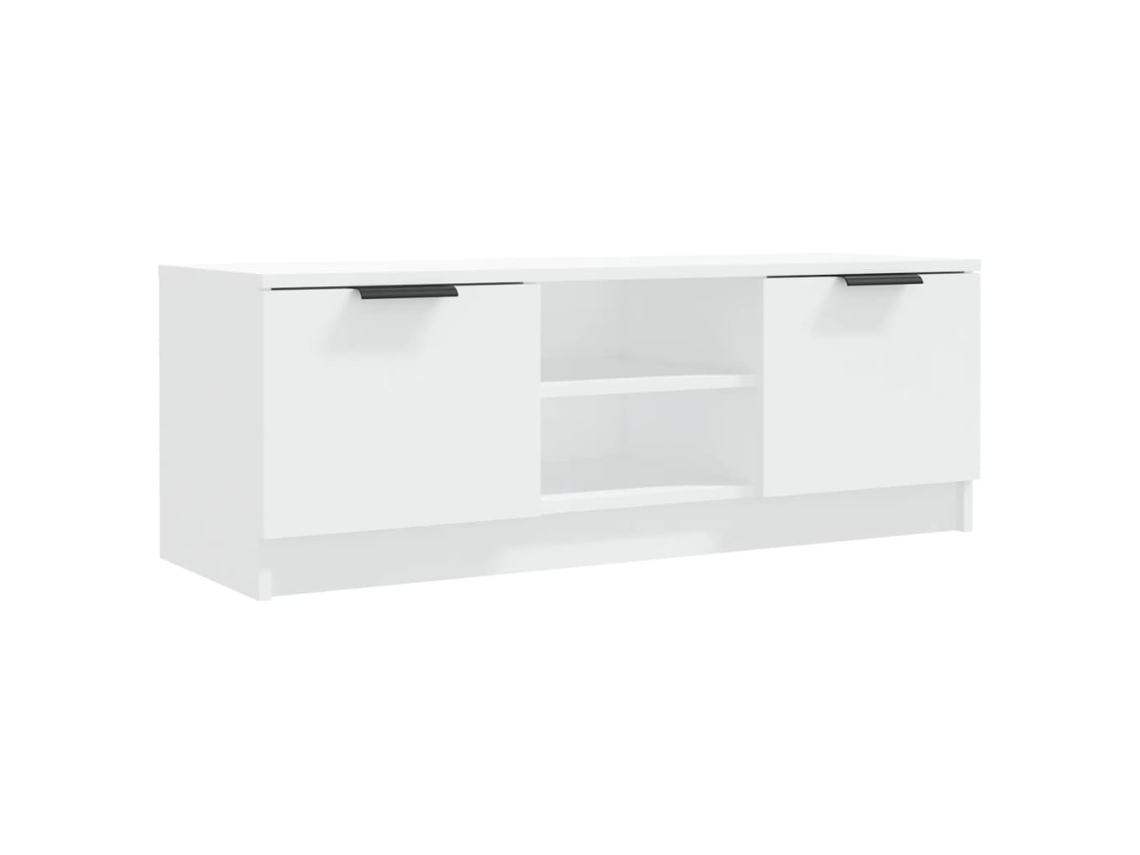 Tv Cabinet, Tv Cabinets Vidaxl Branco Madeira Processada (n/a)