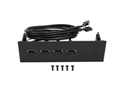 Hub Usb2.0 Frontal 5.25 Polegadas (4 Portas, Painel Frontal Do Drive Óptico)
