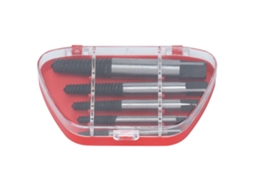 Kit De Extractores De Parafusos E Porcas De Aço Carbono Para Parafusos Danificados Ou Quebrados Com Tratamento Térmico E Alta Durabilidade