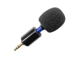 Microfone Condensador Mini Para Gravação De Vídeo, Ideal Para Entrevistas E Vlogs Com Câmeras Slr . Nostalgia88 (preto)