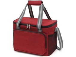 Bolsa Térmica Reutilizável de 15 Litros, para Vazamentos Prova, Freezer, Alça Ajustável, DUREFORWARD Bordô (sem dimensões)