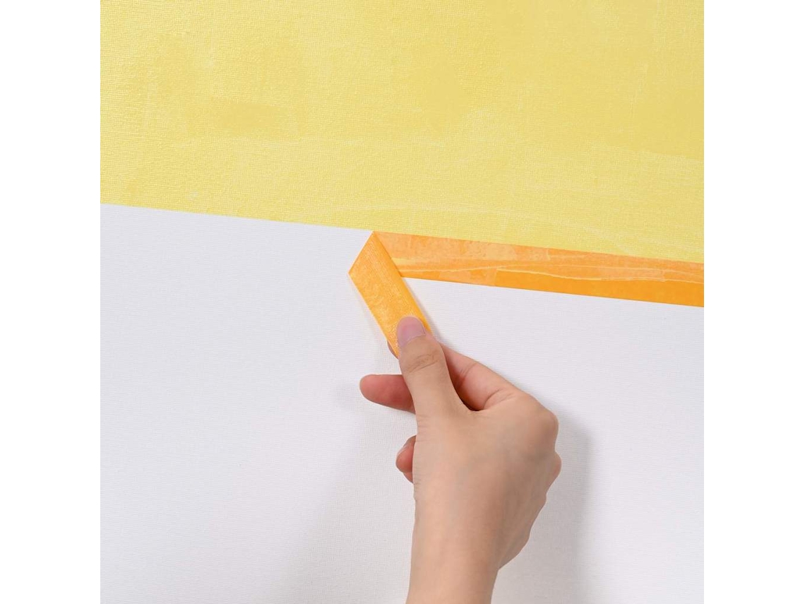 Vidaxl Fitas De Máscara Para Pintores 12 Unid. Amarelo 50mm X 50m