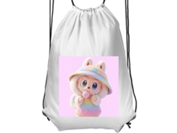 Mochila de Ginástica Infantil Branca BRILVIBERA