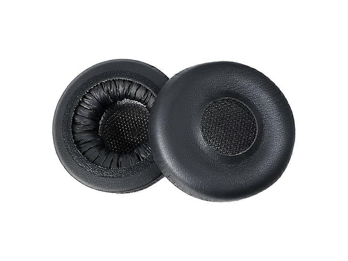2 Peças De Almofadas De Substituição De Couro Proteico Para Akg Y40 / Y45 / Y45bt, Pretas