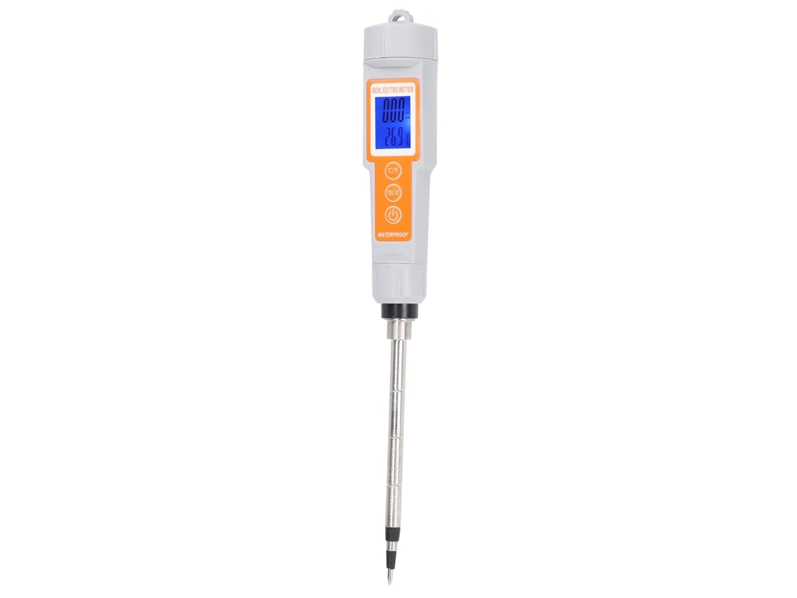 Medidor De Ec Digital Compacto De Bolso Com Visor Led, Sensor De Solo