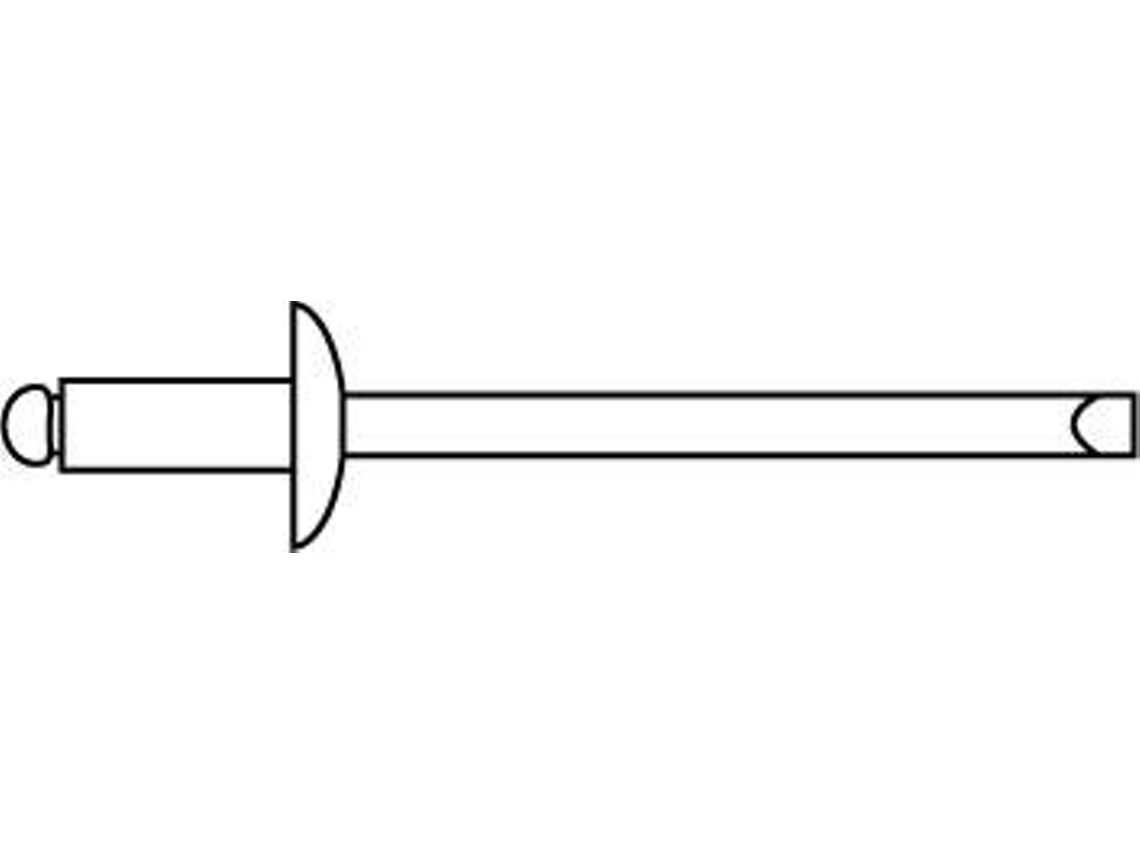 Rebite Cego CHEMITOOL Din 7337A 5X14 Aço