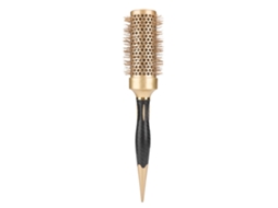 Pente De Cilindro De Alumínio Cerâmico Dourado Para Estilização De Cabelo, Acessórios Para Salão De Beleza Doméstico Brilvibera