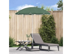 Vidaxl Guarda-sol De Jardim Poliéster 170t Verde