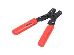 Laxiscreed Hs-202b Alicates De Crimpagem Mini Com Descascador De Cabos Portátil E Fácil De Usar