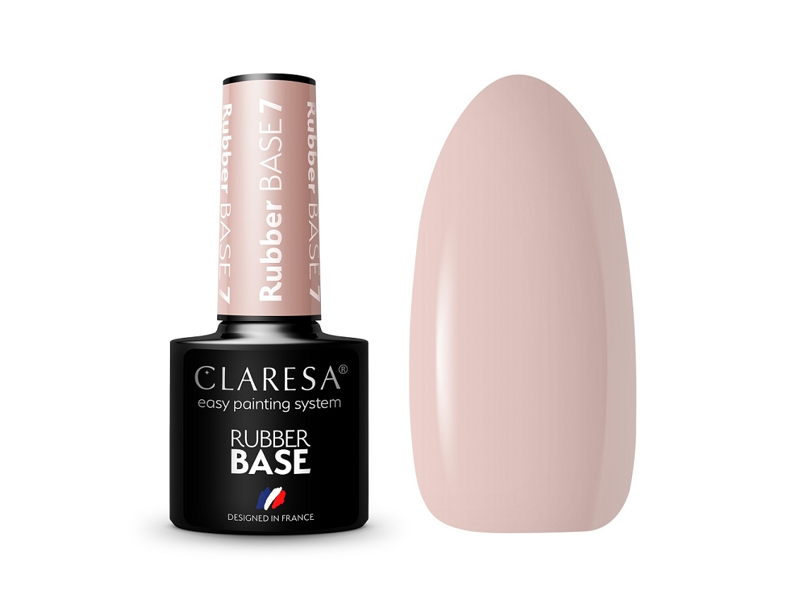 Base De Borracha Claresa Base Rubrica Para Verniz Gel, 7,5g