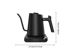Chaleira Elétrica LAXISCREED 0.9l Controle Temperatura Aço Inox