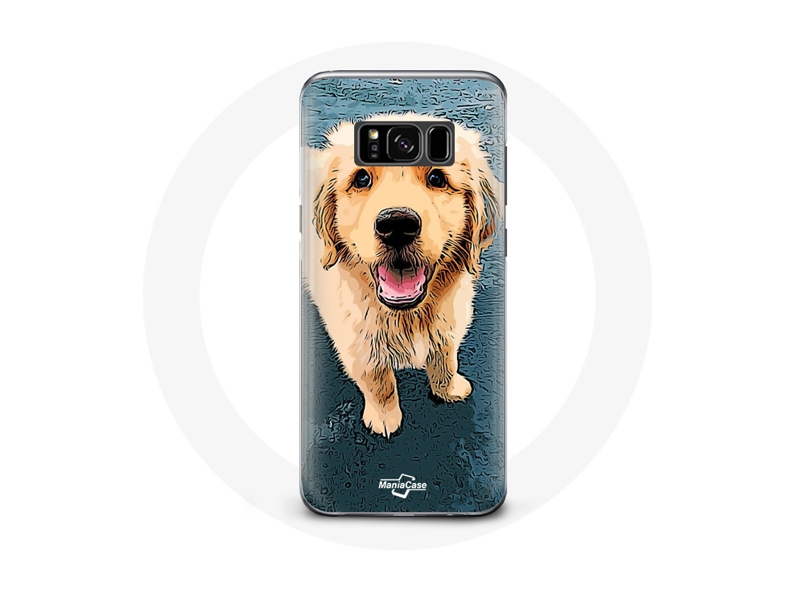Capa para Samsung Galaxy S8 cachorro retriever dourado