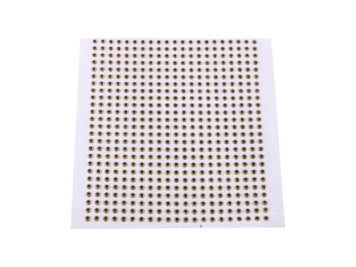 Olhos de Peixe 3d 3mm Ouro 500un Pesca Isca
