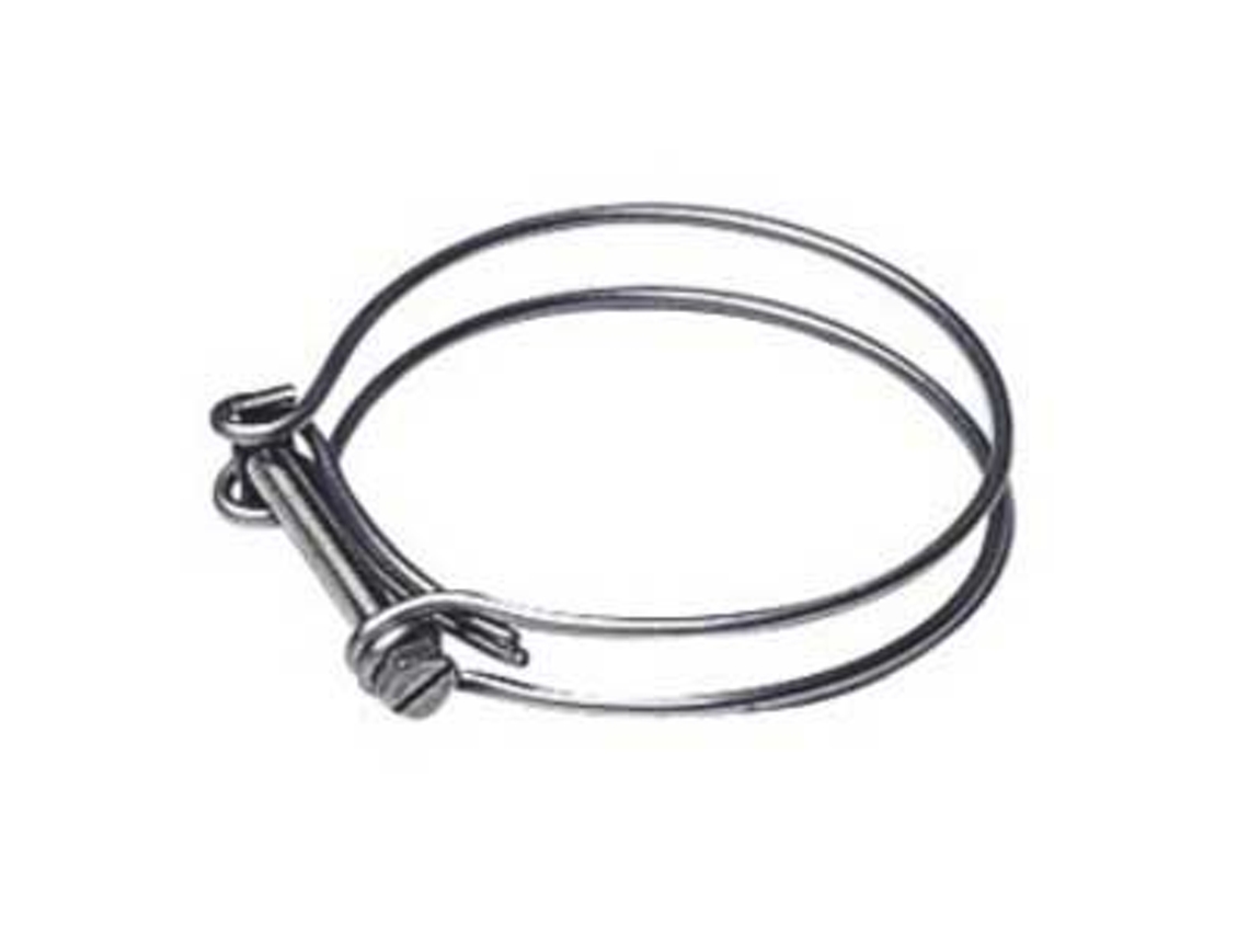Braçadeira Espiral Prateado 34-38 Mmplastimo