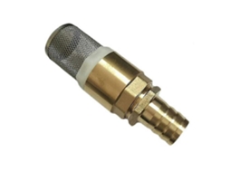 Válvula de retenção com filtro, aço inox, 37mm, 1 polegada, ouro | S/MARCA