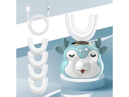 Escova de Dentes Elétrica para Crianças em Forma Sonic Smart Ultrasonic 360 Graus Clareamento D Entes Ipx7 Im GOKOCO