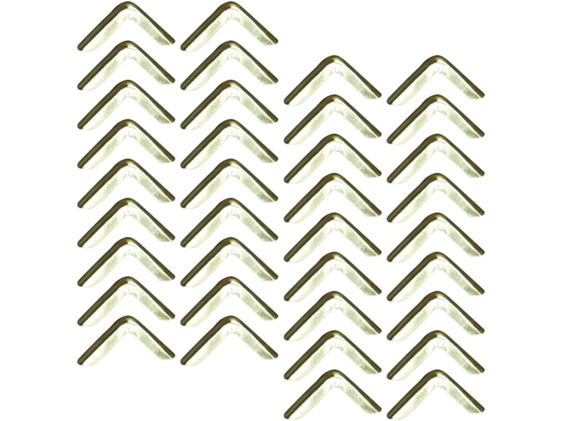 Lote De 100 Peças - Protège Protège-coins Élégantes Sophistiquées Para Álbuns Cahiers Metal Vintage Design