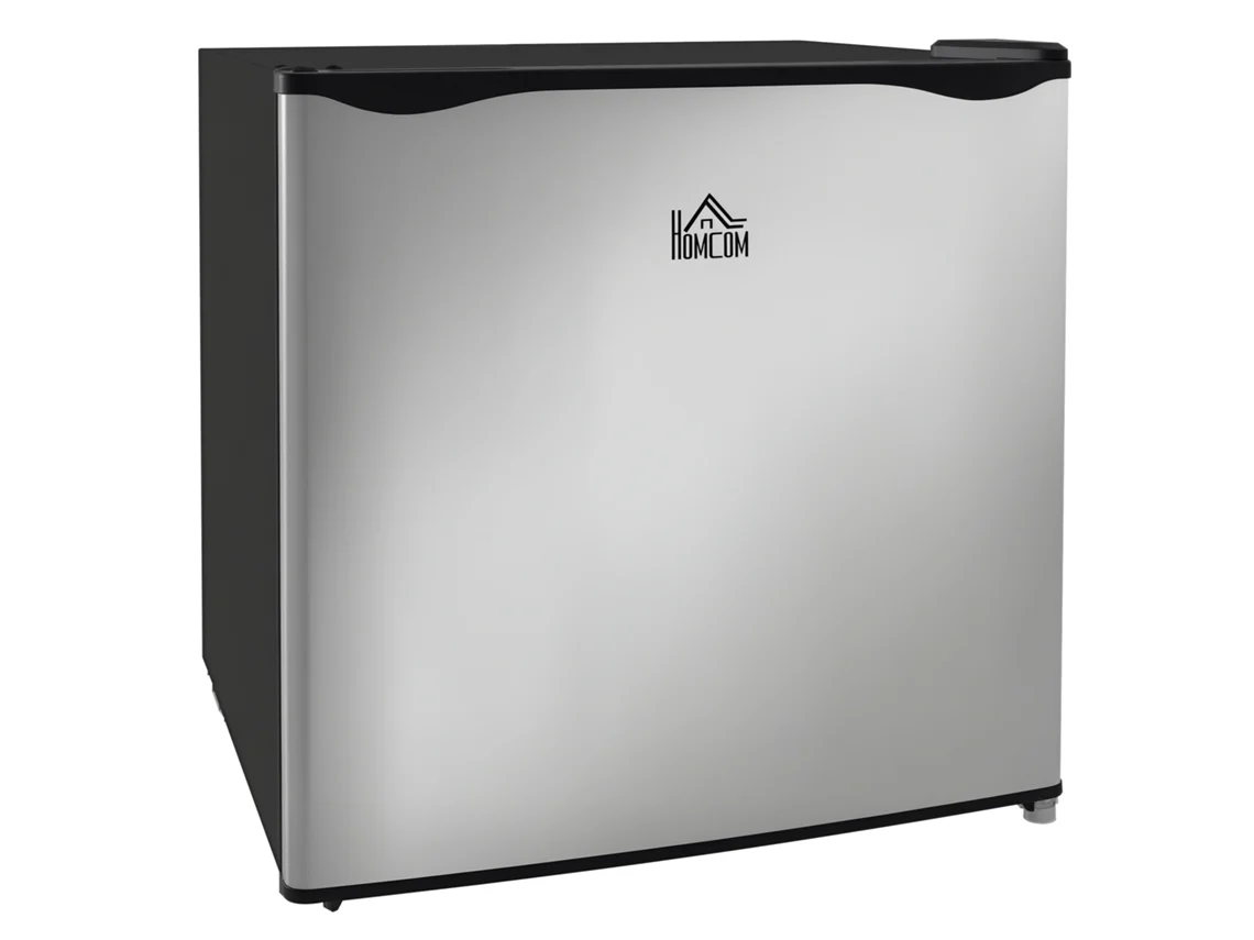 Mini congelador BTFORUS 35L, frigorífico pequeno, controle de temperatura em 5 níveis, 47x44,2x48,8cm, prateado
