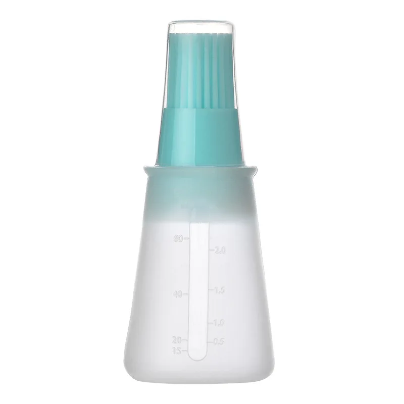 Escova de Silicone MDUG para Frasco de Óleo com Tampa e Cabeça de Escova (verde Claro)