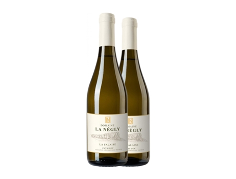 Vinho branco CHÂTEAU LA NÉGLY La Falaise Blanc Vin de Pays d'Oc Crianza (0.75 L - 2 Unidades)