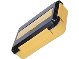 Lancheira Bento Luxshiny Em Aço Inoxidável Com Quatro Compartimentos, Resistente À Umidade E Ideal Para Armazenar