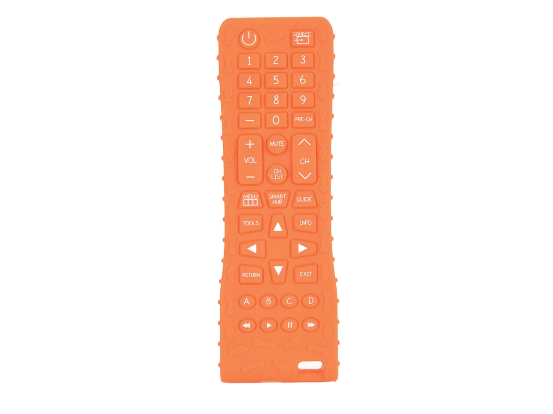 Brinquedo Mordedor De Controle Remoto Para Bebê, Silicone, Forma De Controle Remoto De Televisão