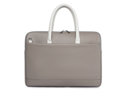 Bolsa cinza escuro para laptop, bolsa carteiro, pasta, pasta executiva, bolsa de ombro, Aquaforge 17,4 polegadas