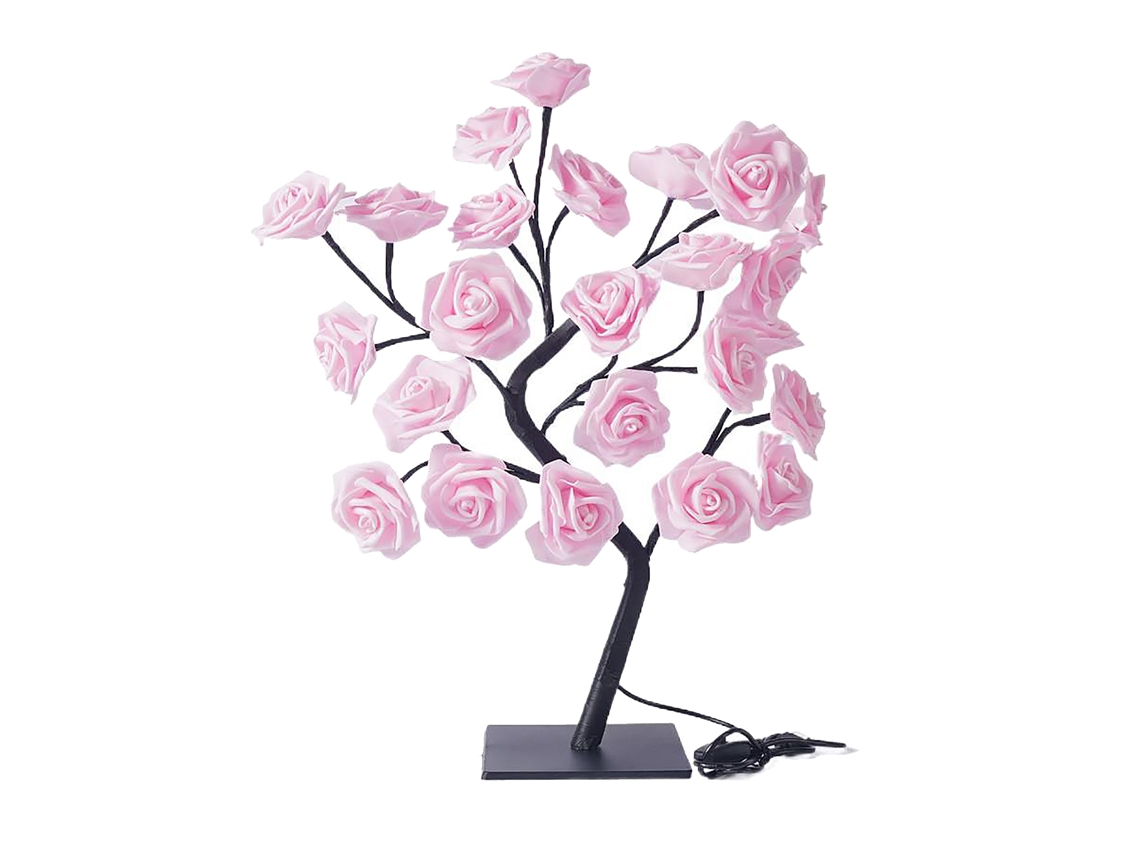 Interruptor USB com base de plástico removível e luz de enfeite Rose Tree LAXISCREED