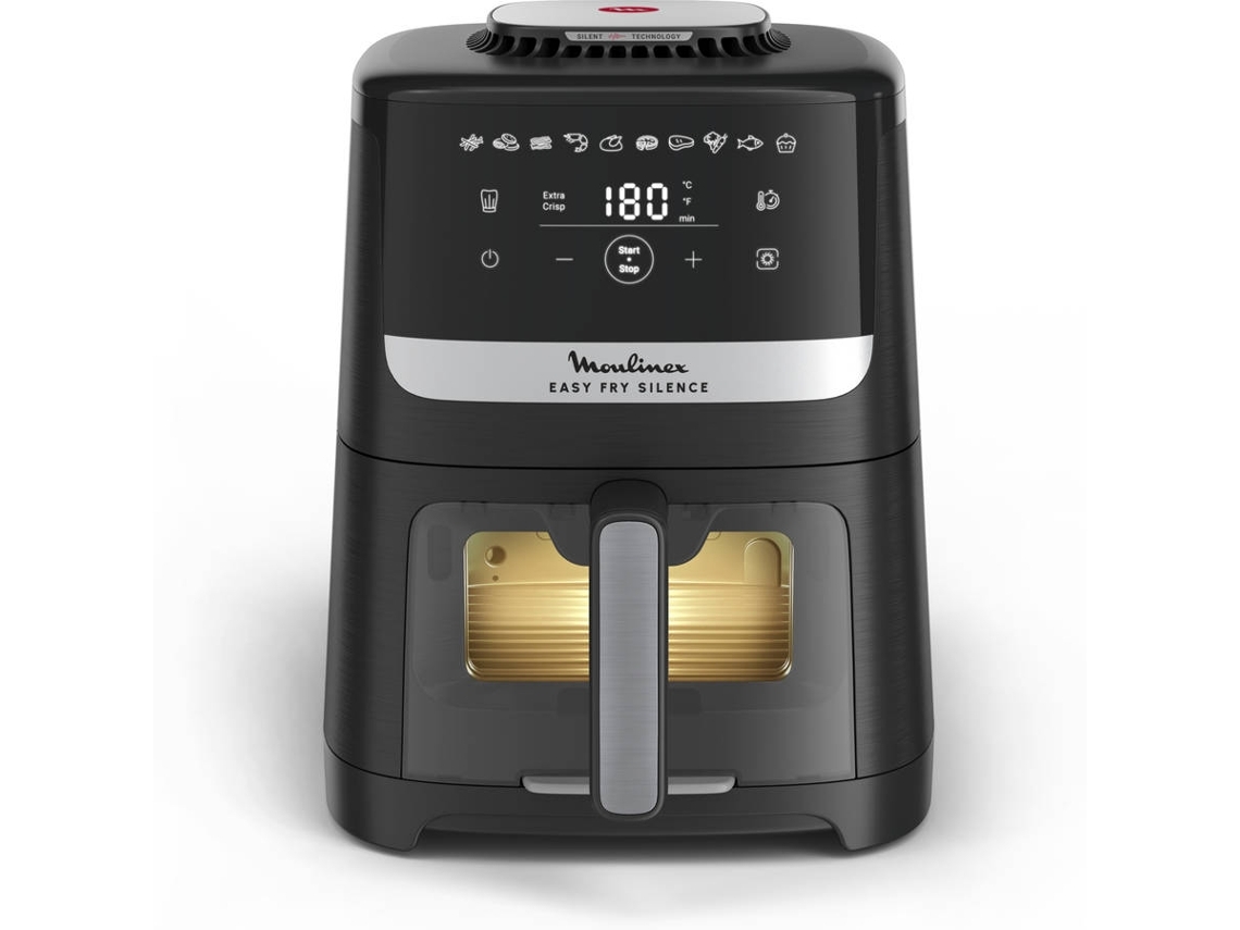 Fritadeira Sem Óleo MOULINEX Air fryer Easy Fry Silence EZ5568F0 (Outlet Grade A - 5 L - Preto)