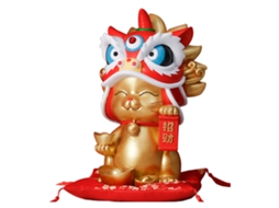 Figura De Gato Da Sorte Em Ouro Da Laxiscreed Para Atrair Sorte E Espiritualidade