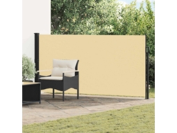 Vidaxl Toldo Lateral Retrátil 300 X 160 Cm Poliéster Retangular Areia