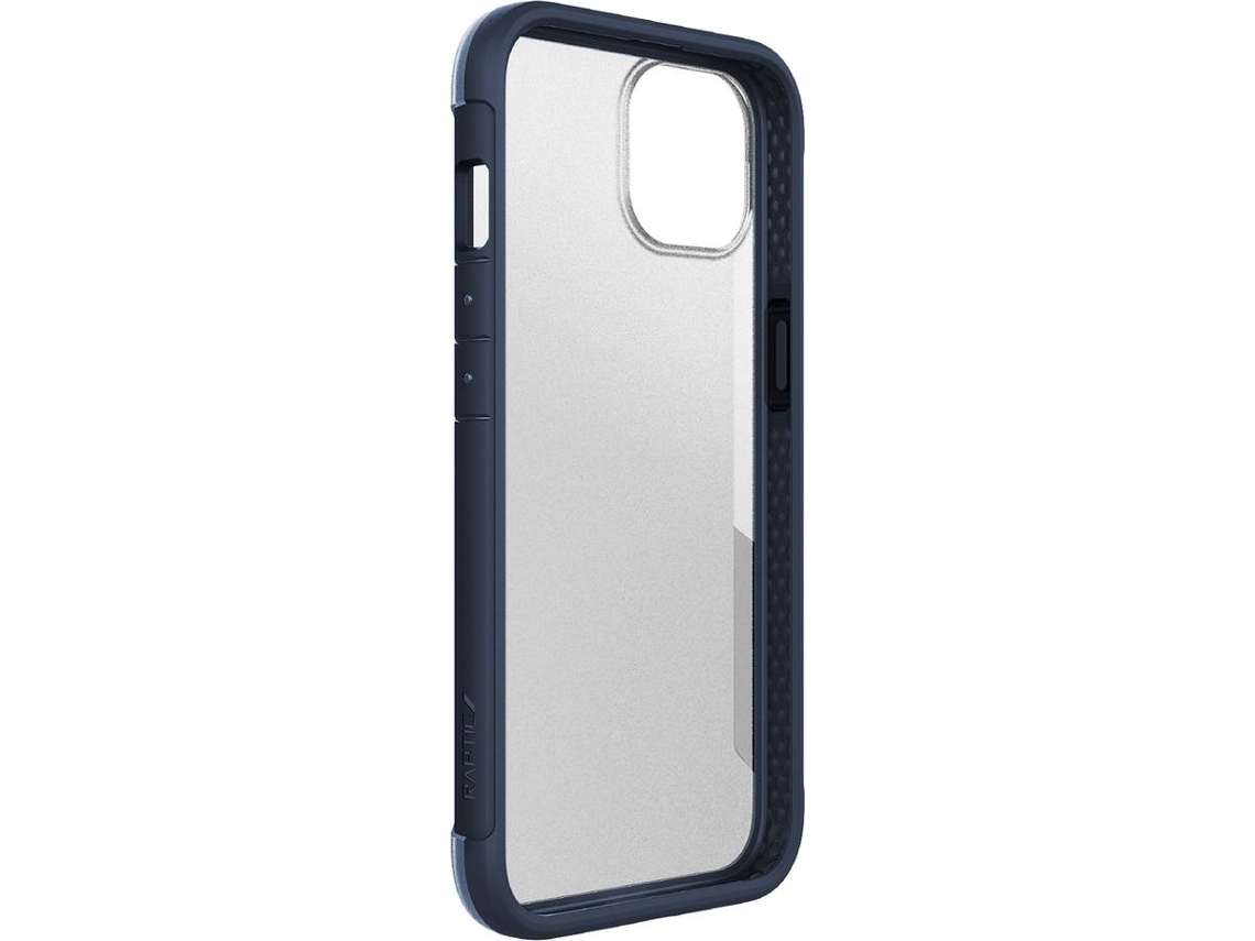 Capa iPhone 13 RAPTIC Terrain Transparente/Azul
