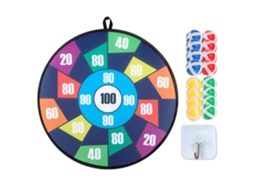 Jogo de Dardo Business, infantil, plegável, 73cm, 16 bolas adesivas, seguro, presente