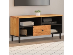 Vidaxl Móvel de Tv 100x33x46 Cm Madeira de Acácia Maciça